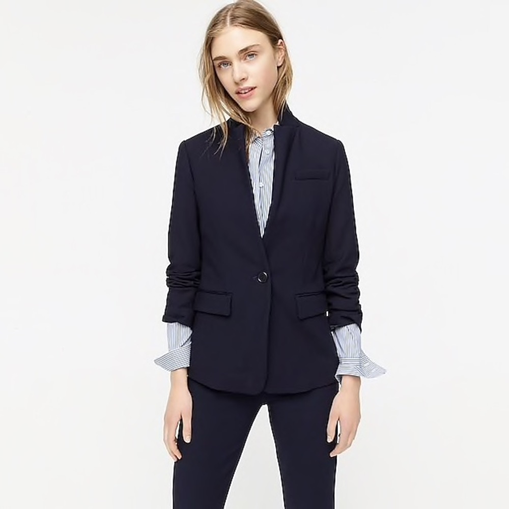J. Crew Navy Wool Blazer NWOT